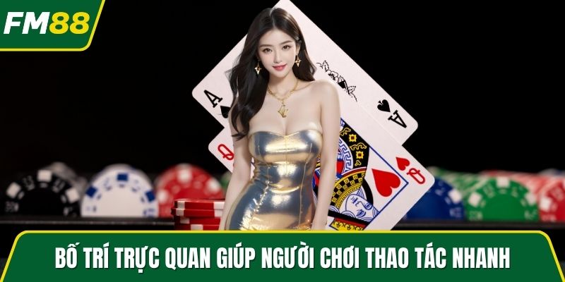 Bố trí trực quan giúp người chơi thao tác nhanh